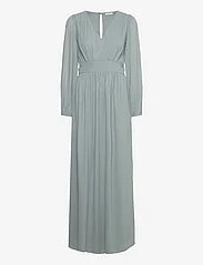 Bubbleroom - Isobel Long sleeve Gown - odzież imprezowa w cenach outletowych - dusty green - 0