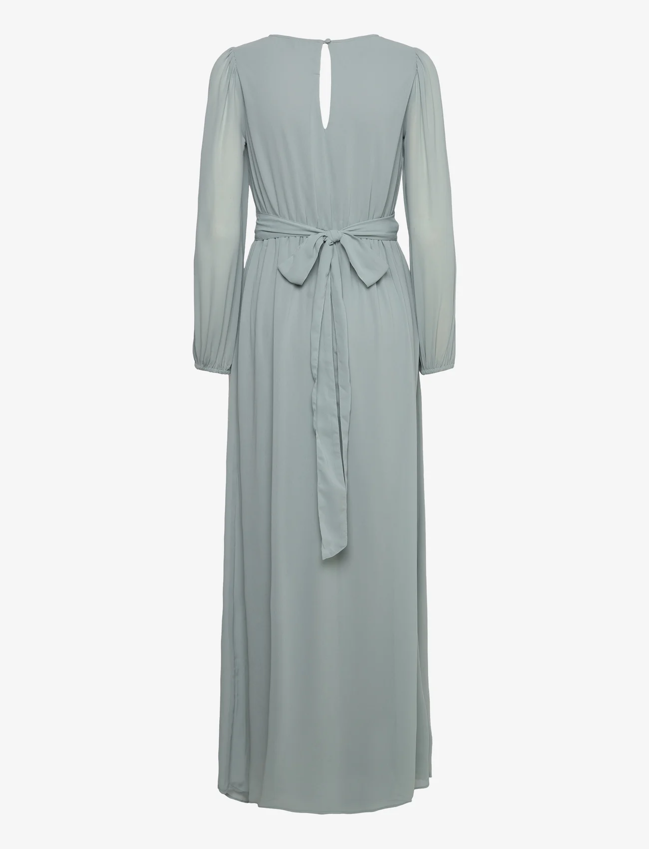 Bubbleroom - Isobel Long sleeve Gown - odzież imprezowa w cenach outletowych - dusty green - 1