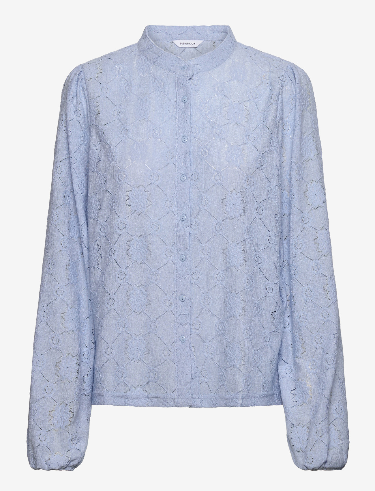 Bubbleroom - Long Sleeve Button Blouse - pikkade varrukatega pluusid - light blue - 0