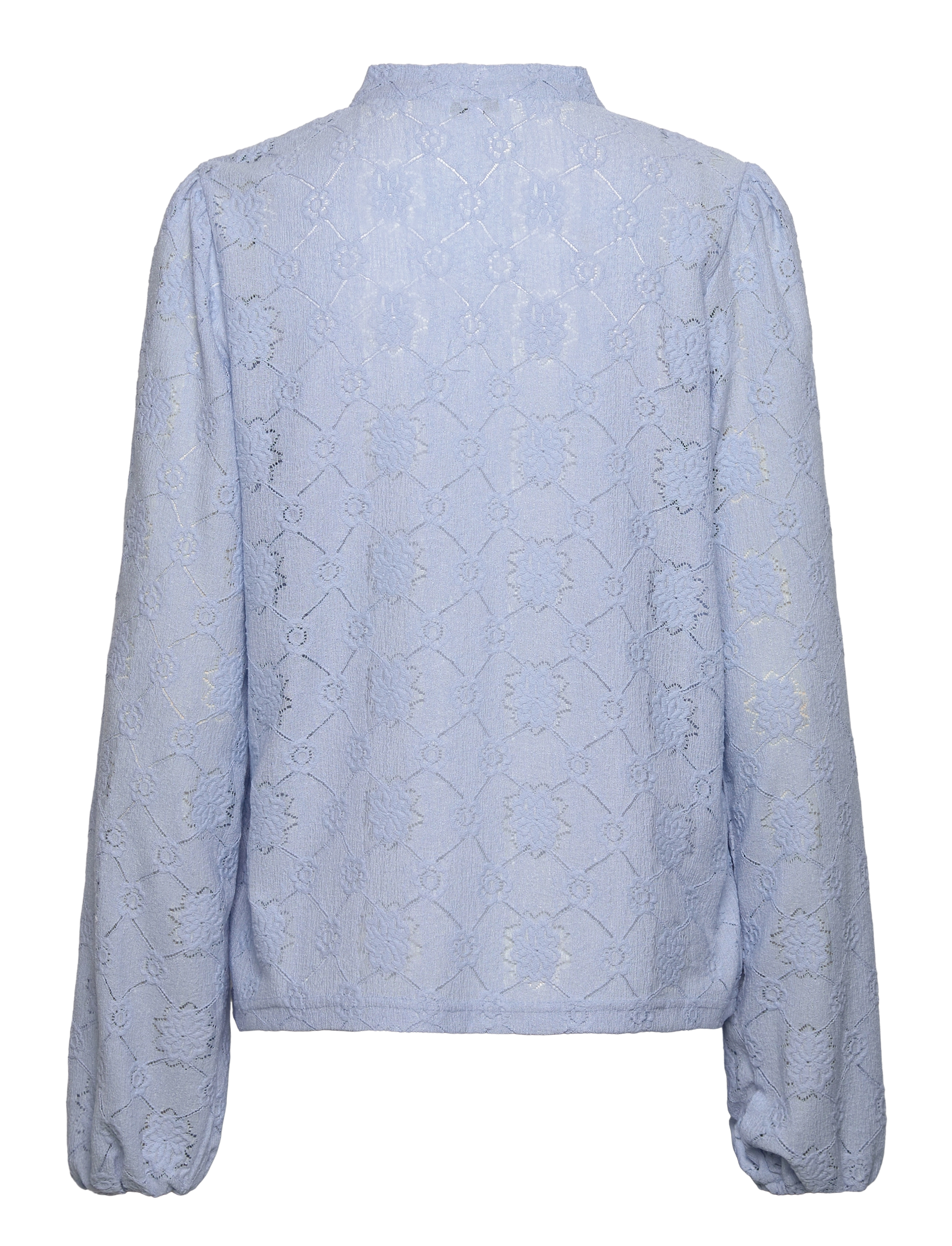Bubbleroom - Long Sleeve Button Blouse - langärmlige blusen - light blue - 1
