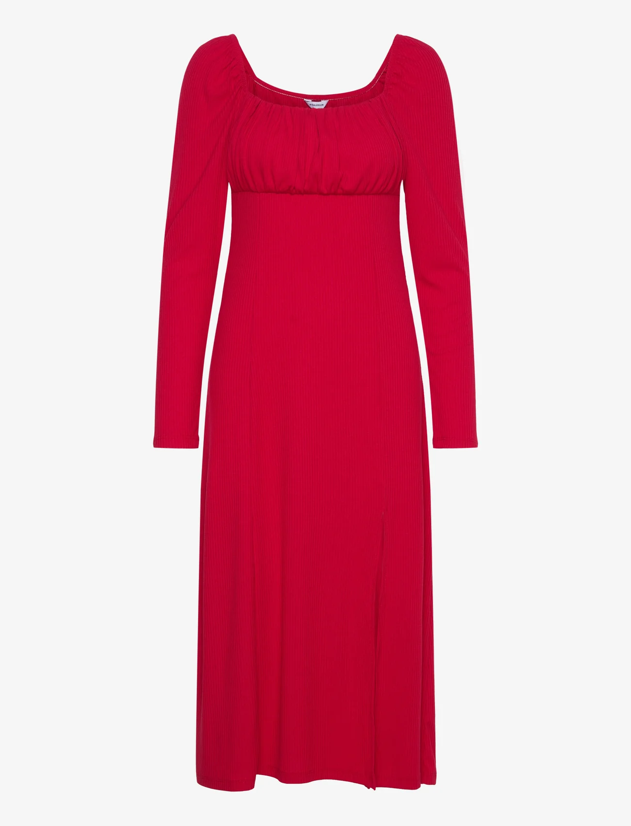 Bubbleroom - Neija Square Neck Midi Dress - festklær til outlet-priser - red - 0
