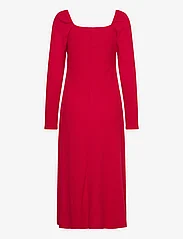 Bubbleroom - Neija Square Neck Midi Dress - festklær til outlet-priser - red - 1