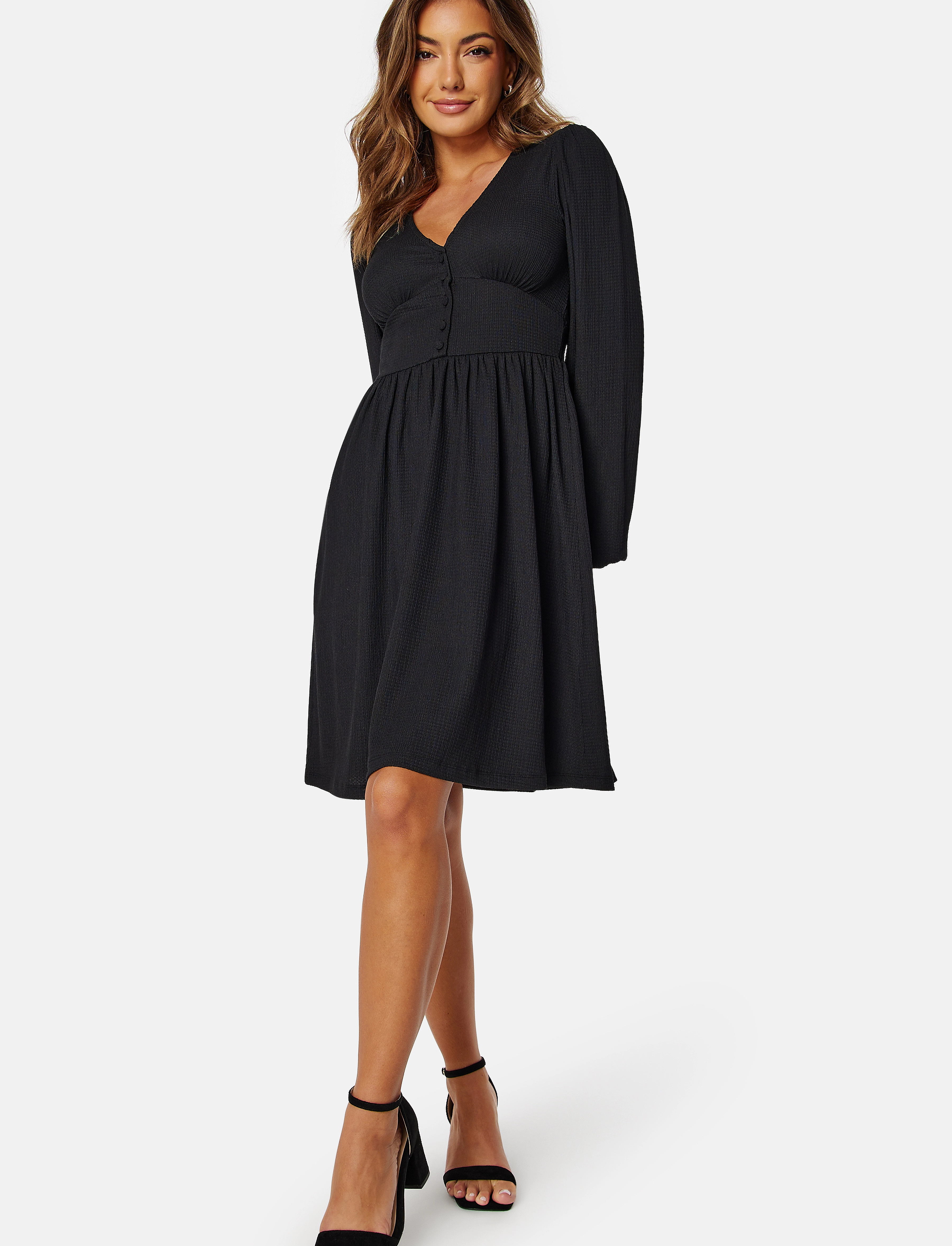 Bubbleroom - Lova Short Dress - laveste priser - black - 3
