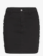 Bianca Denim Skirt - BLACK