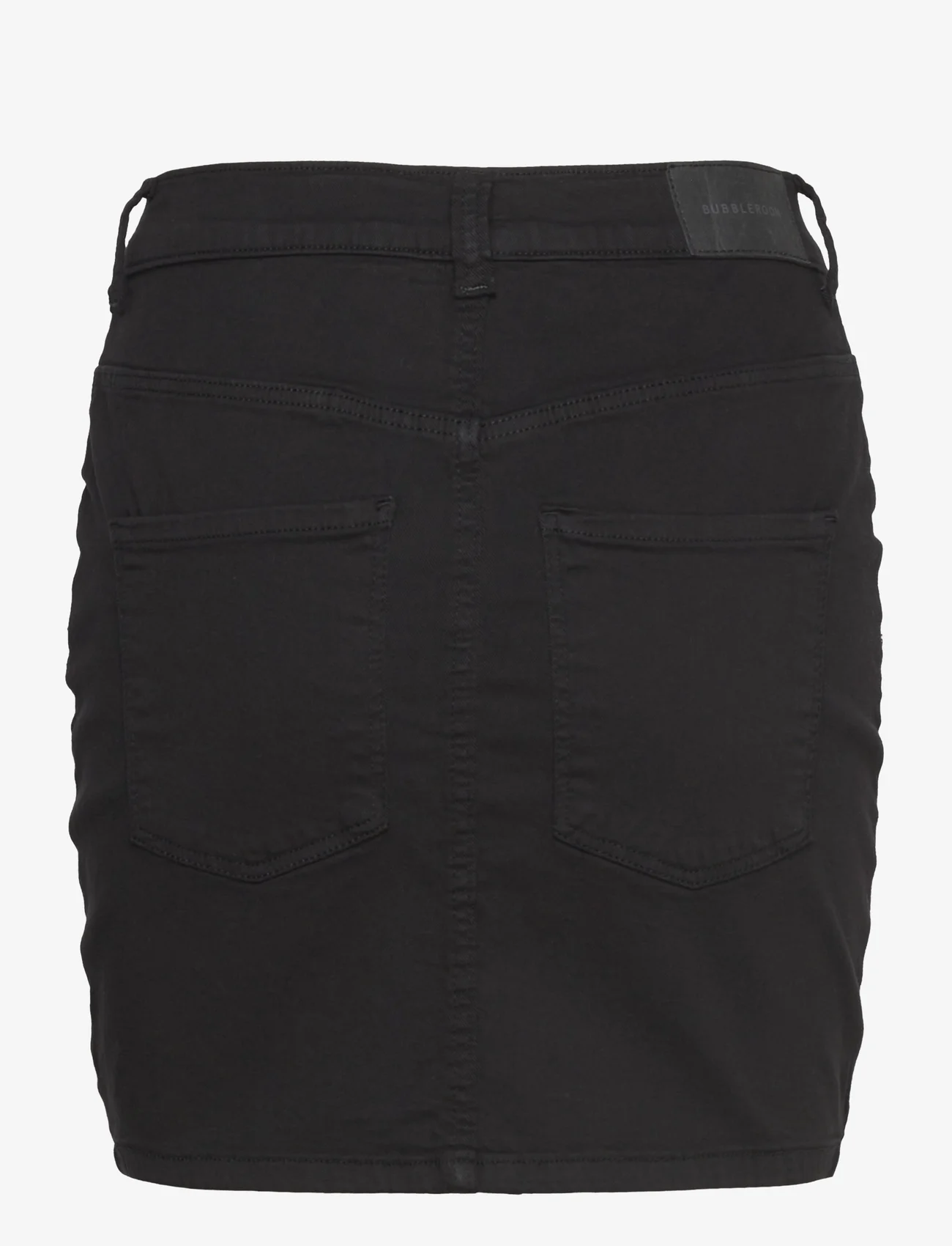 Bubbleroom - Bianca Denim Skirt - laagste prijzen - black - 1