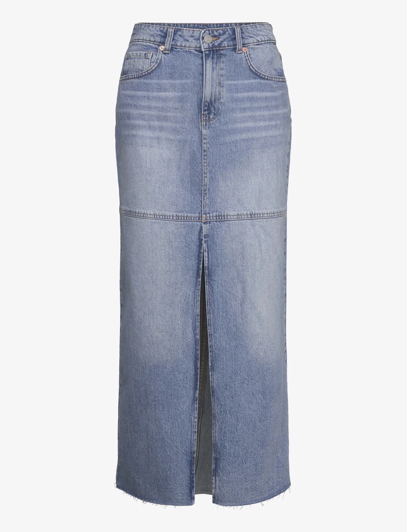 Bubbleroom - Yarina Denim Skirt - jeanskjolar - blue - 0