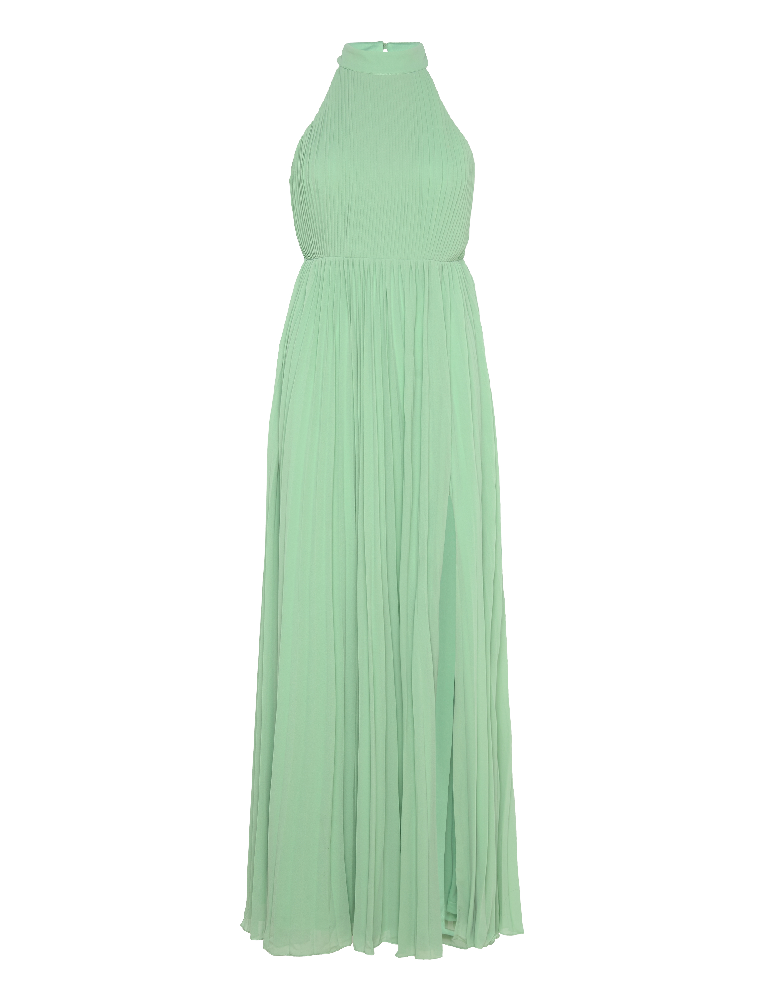 Bubbleroom Fionne Pleated Gown - Aftenkjoler & Gallakjoler - GREEN / green