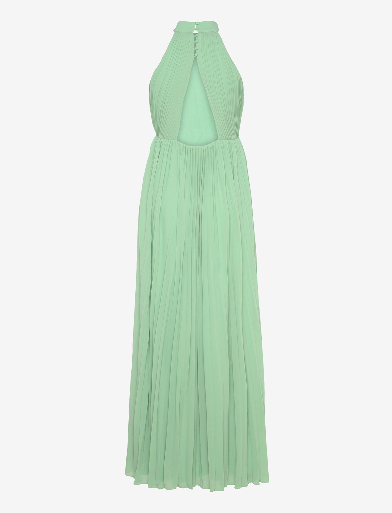 Bubbleroom - Fionne Pleated Gown - aftenkjoler & gallakjoler - green - 2