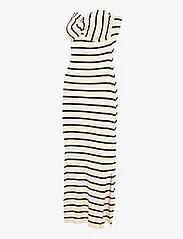 Bubbleroom - Lane Bustier Dress - fodralklänningar - light beige/striped - 3