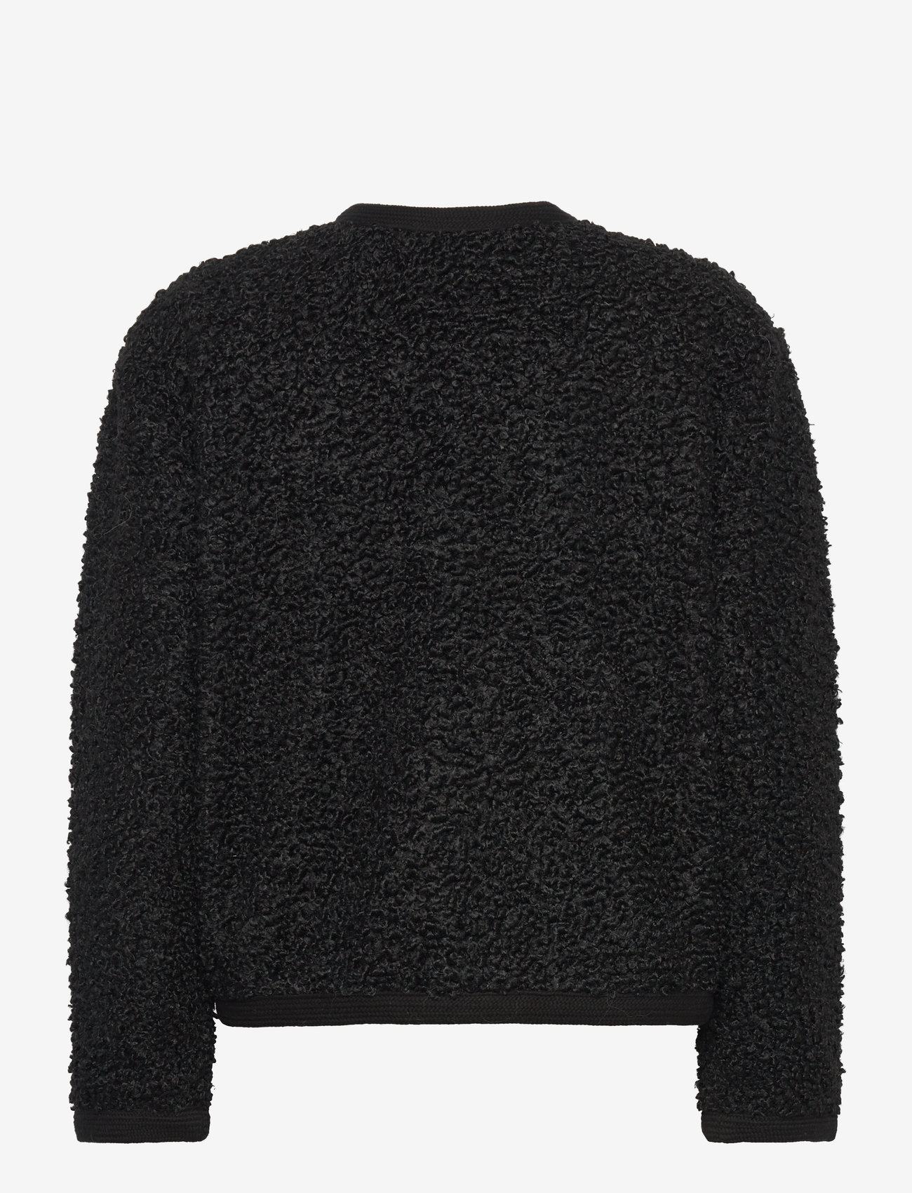 Bubbleroom - Noele Soft Short Jacket - bouclés - black - 1