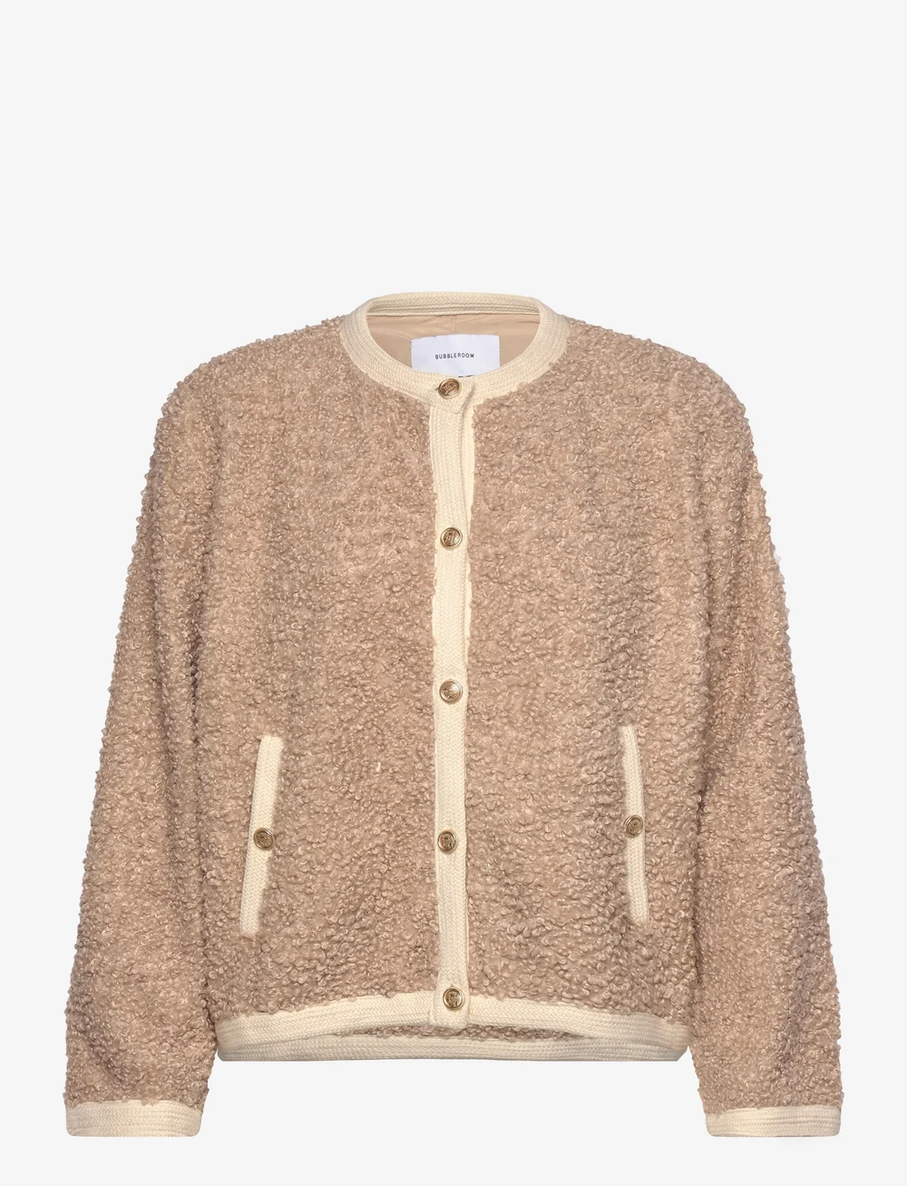 Bubbleroom - Noele Soft Short Jacket - bukleet - nougat - 0