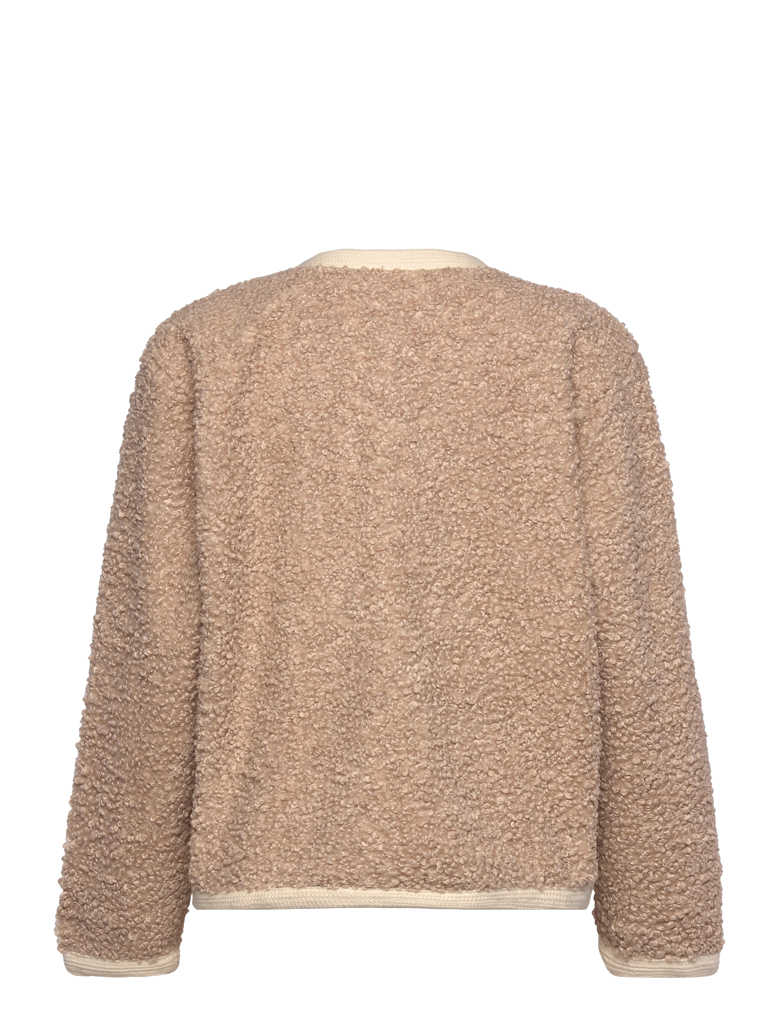 Bubbleroom - Noele Soft Short Jacket - peoriided outlet-hindadega - nougat - 1