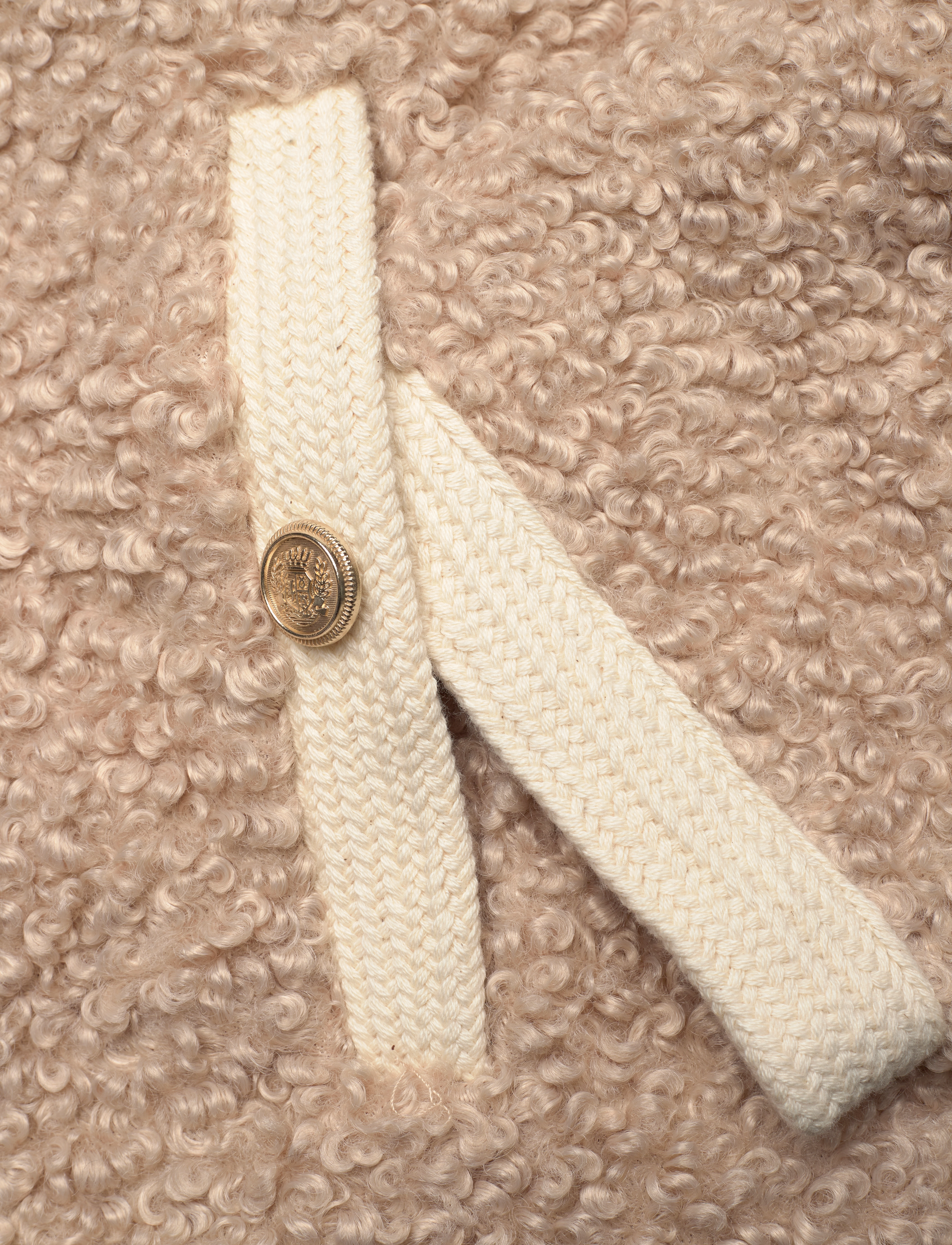 Bubbleroom - Noele Soft Short Jacket - peoriided outlet-hindadega - nougat - 3