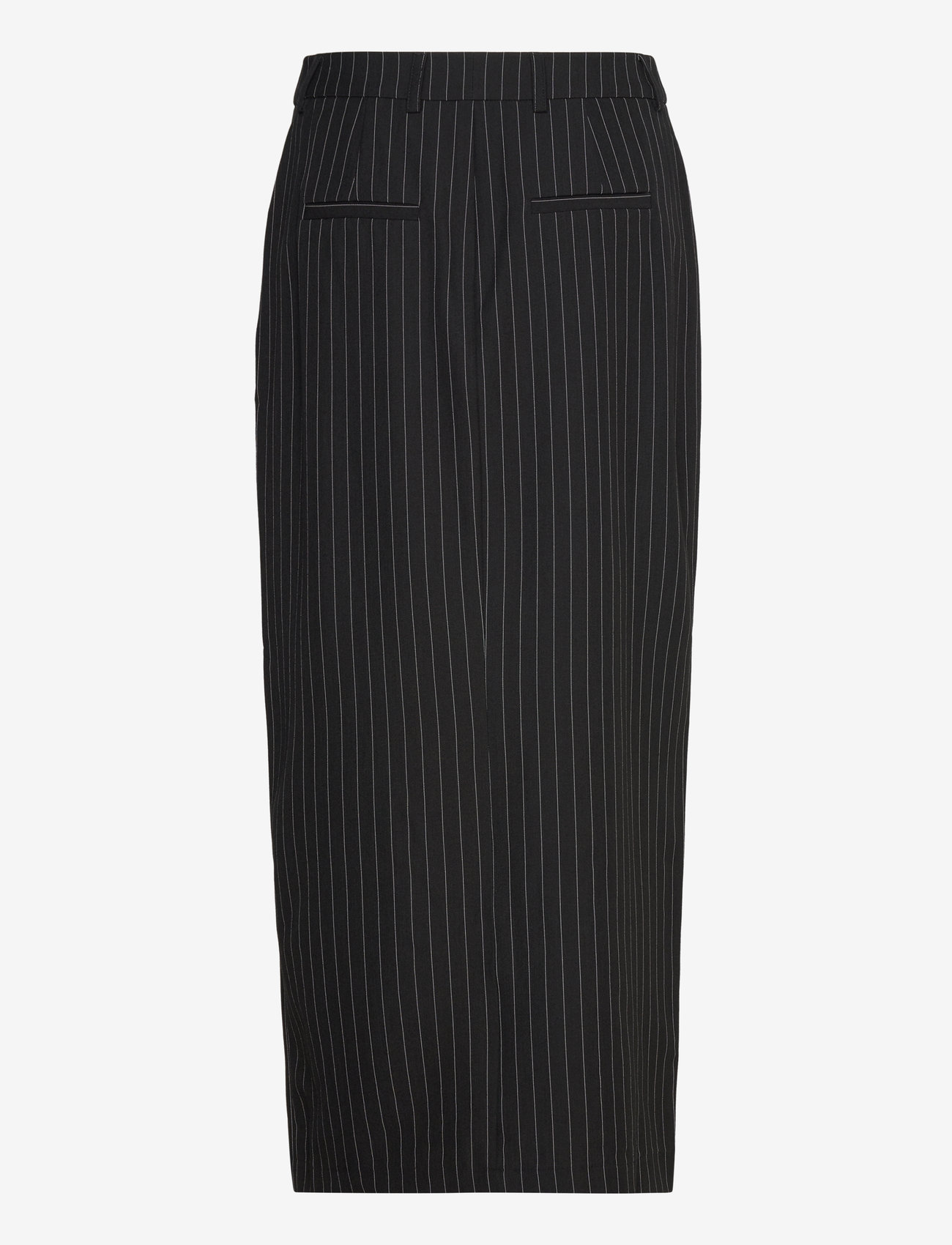 Bubbleroom - Edith Slit Tailored Skirt - black/white - 1