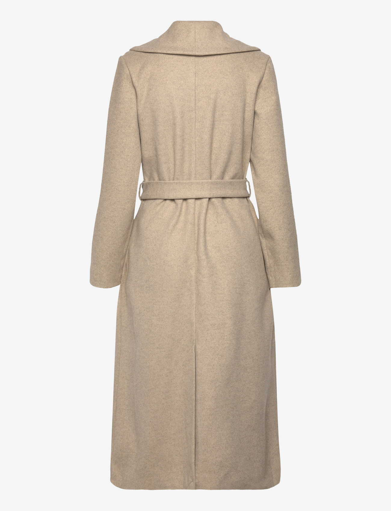 Bubbleroom - Shawl Collar Coat - wintermäntel - light beige - 1