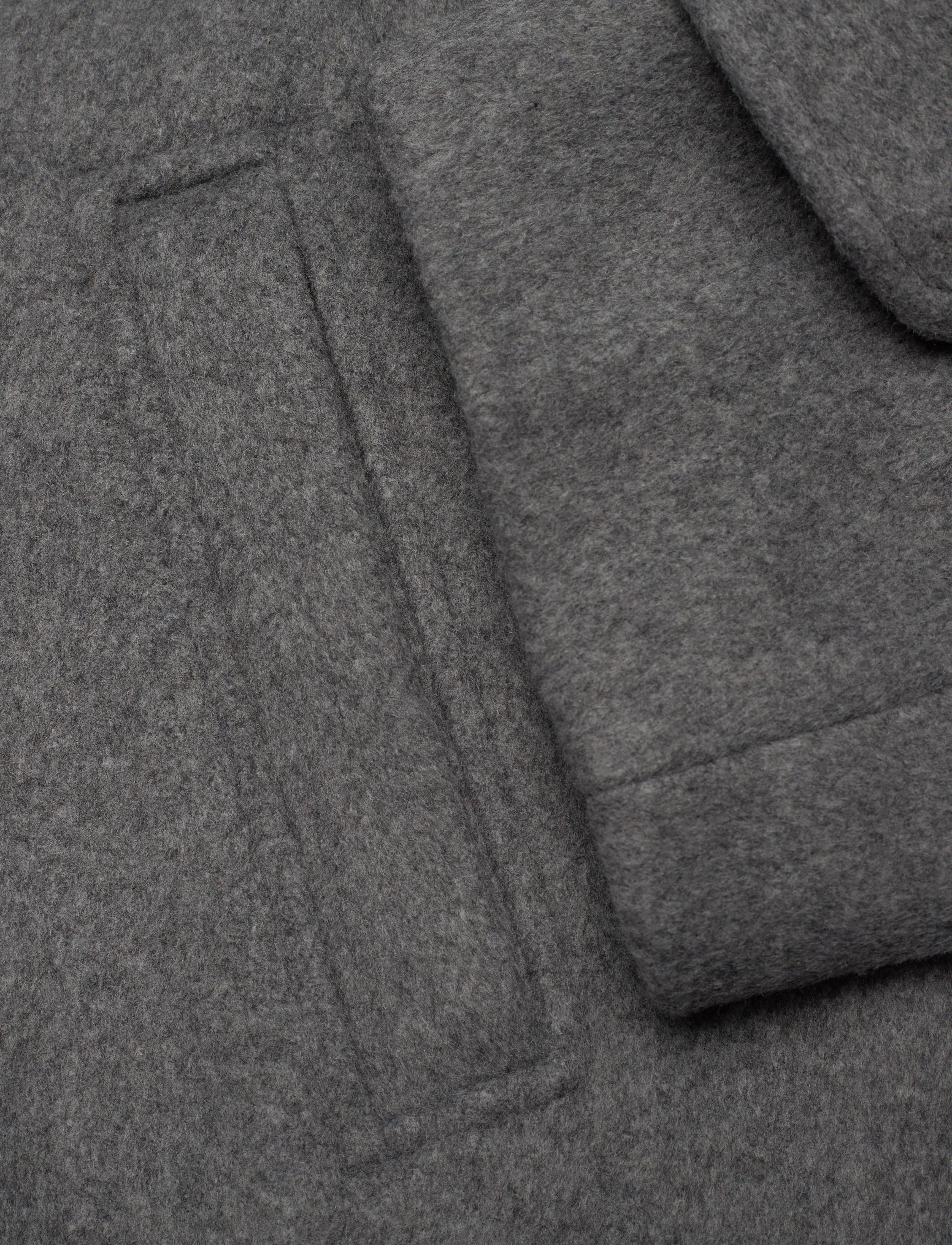 Bubbleroom - Renate Short Wool Blend Jacket - villased jakid - grey melange - 3