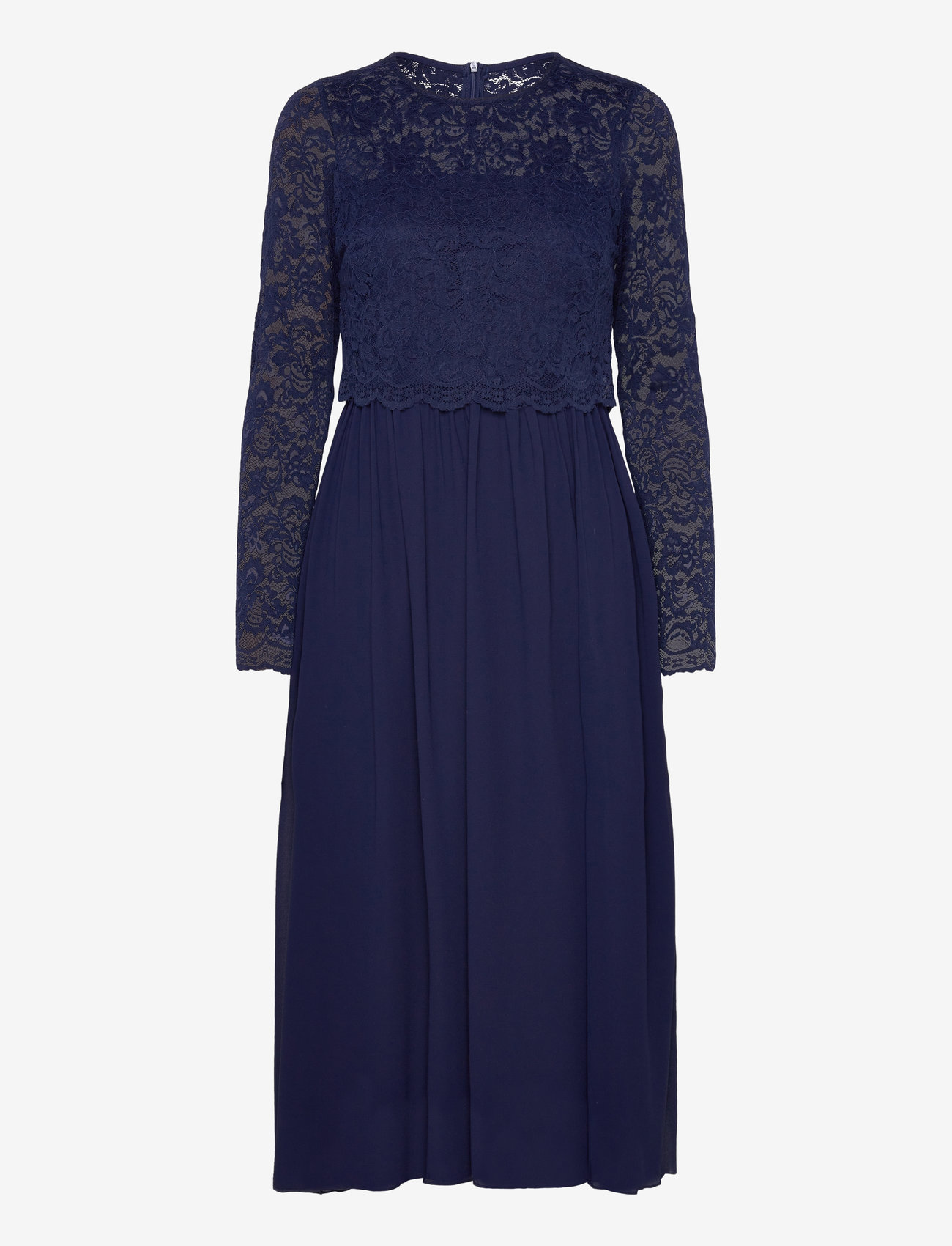 Bubbleroom - Joline Lace Dress - nėriniuotos suknelės - dark blue - 0