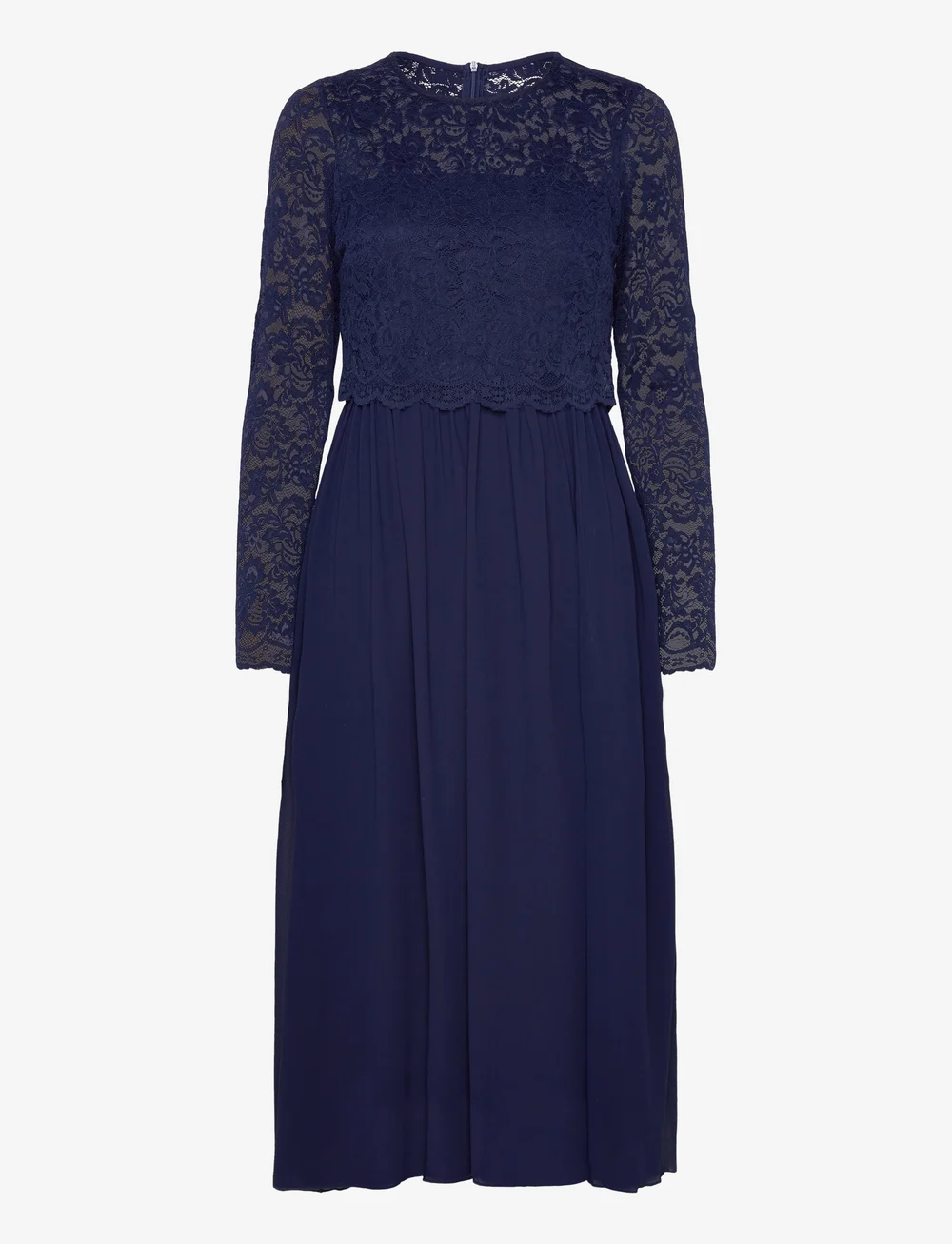 Bubbleroom - Joline Lace Dress - pitskleidid - dark blue - 0
