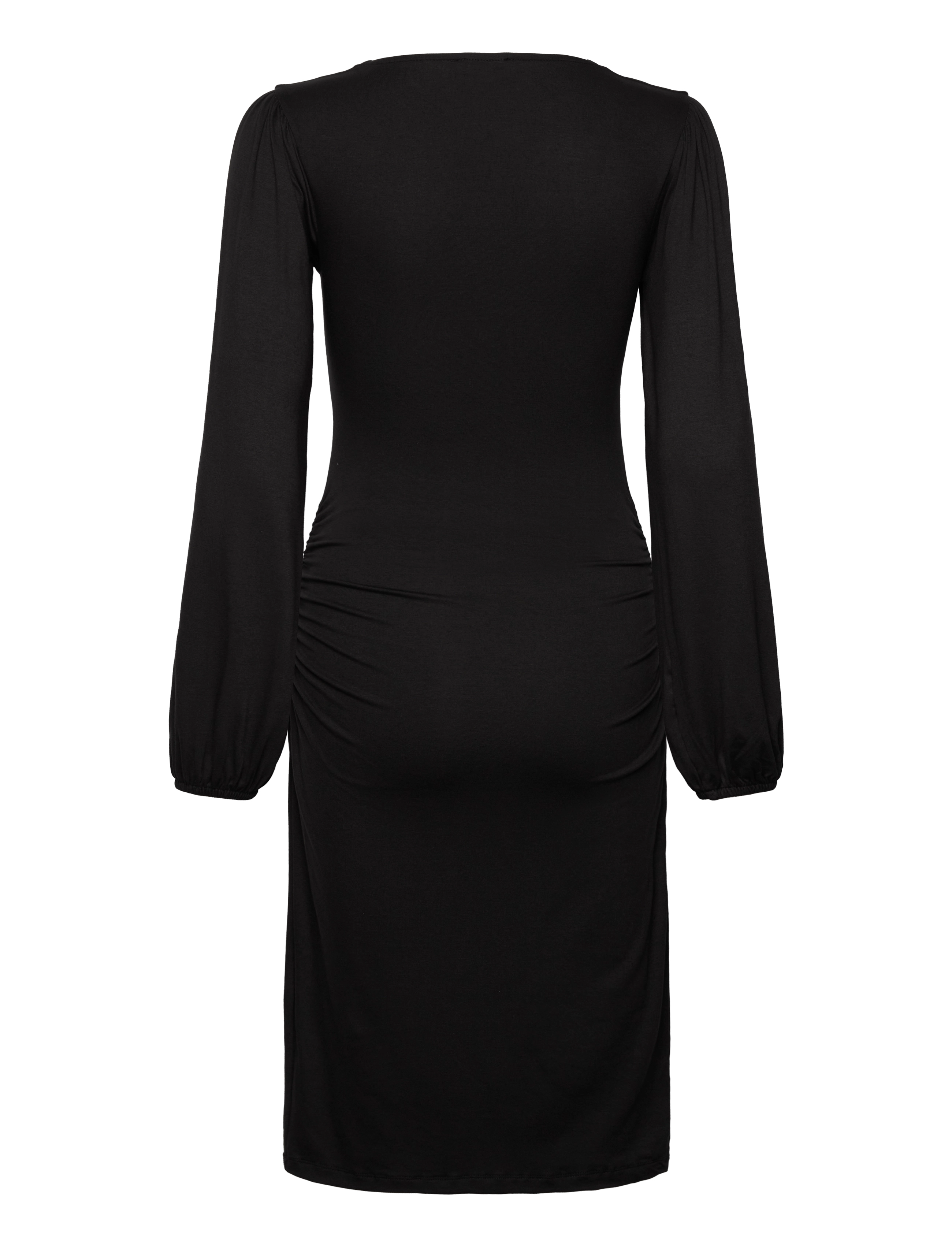 Bubbleroom - Rudina Puff Sleeve Short Dress - bodycon jurken - black - 2