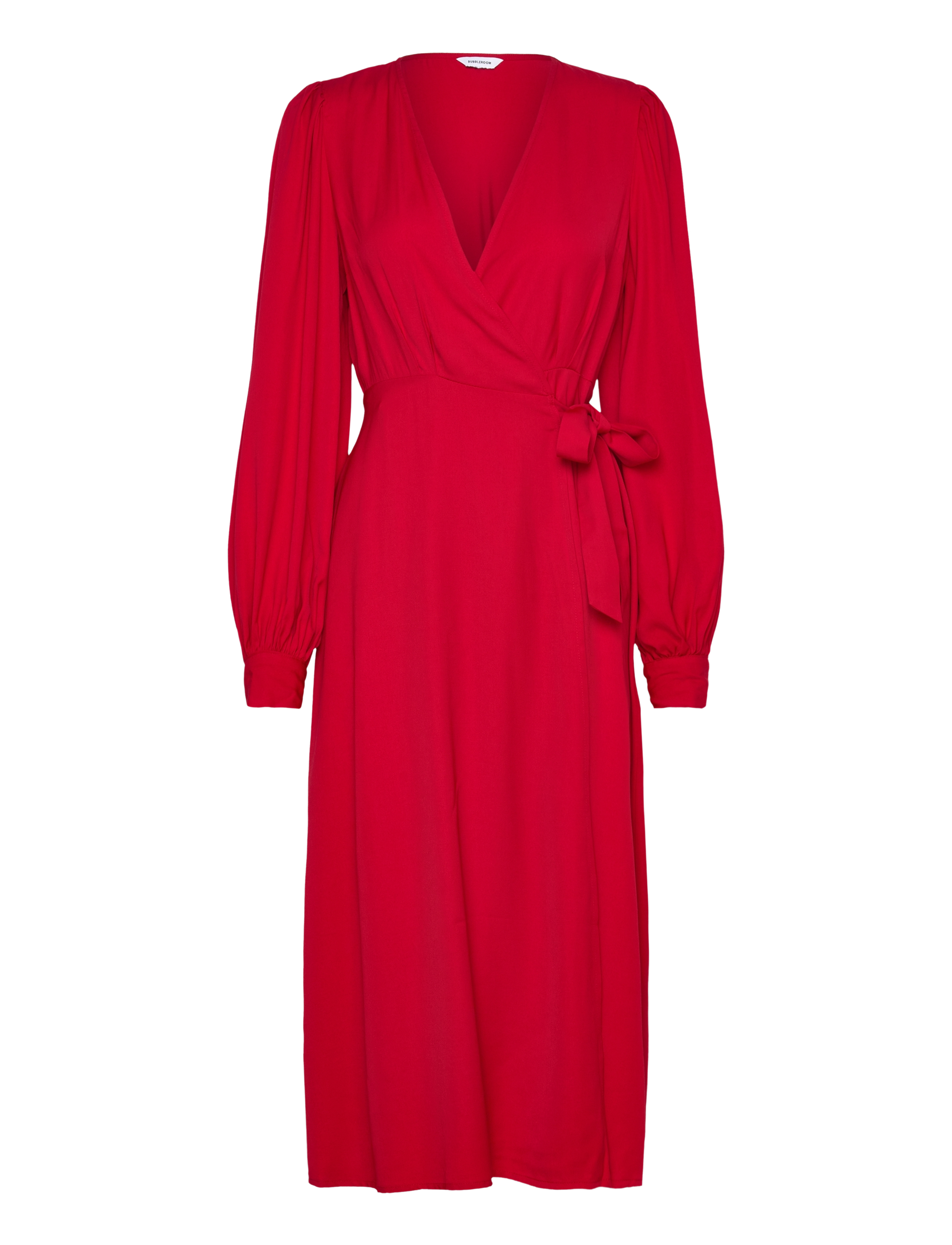 Bubbleroom True Wrap Dress, 34, Dresses, Rot - Maxi Frauen