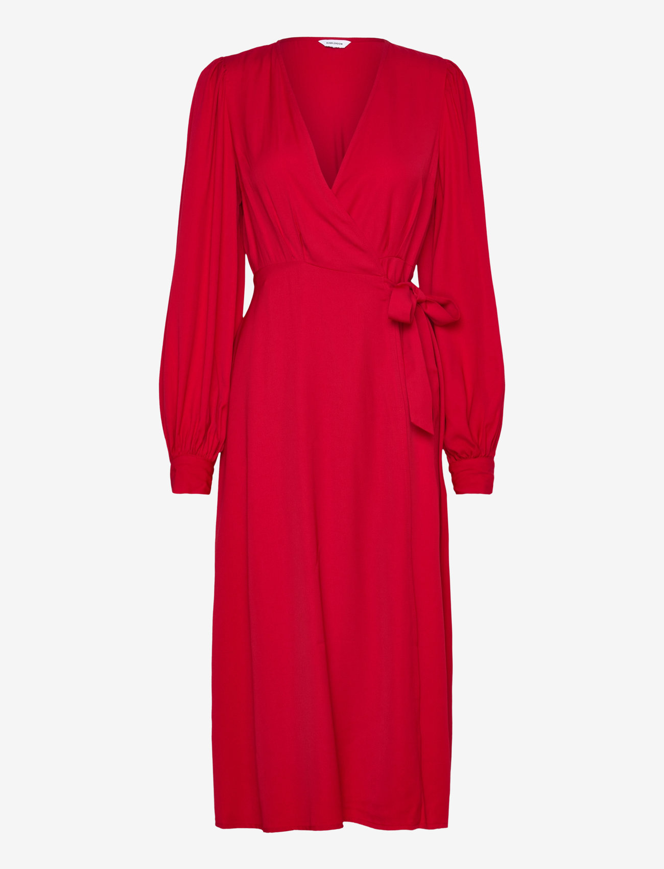 Bubbleroom - True Wrap Dress - dark red - 0
