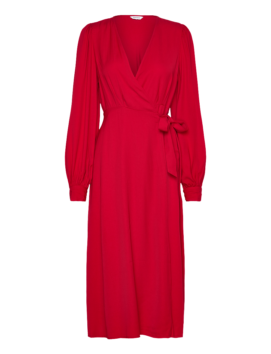 Bubbleroom - True Wrap Dress - wickelkleider - dark red - 0