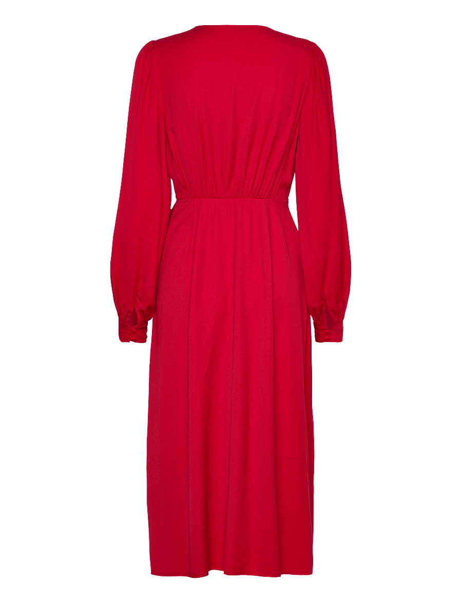 Bubbleroom - True Wrap Dress - wickelkleider - dark red - 1