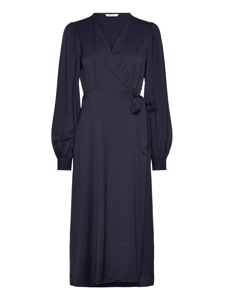 Bubbleroom - True Wrap Dress - omlottklänningar - navy - 0