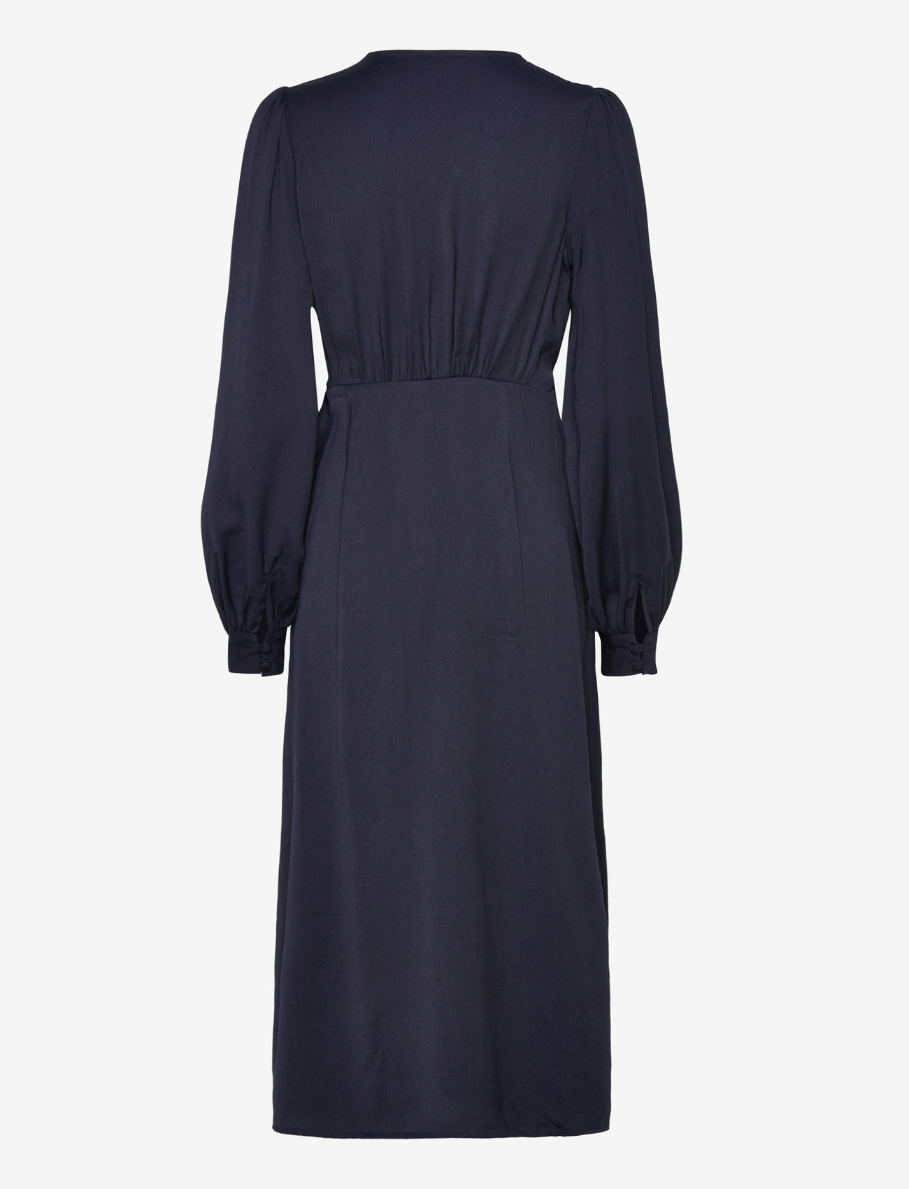 Bubbleroom - True Wrap Dress - omlottklänningar - navy - 1