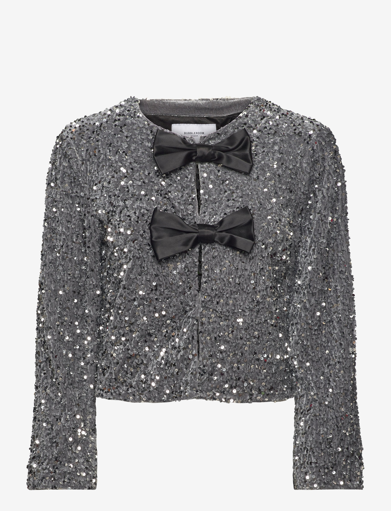 Bubbleroom - Rosetti Sequin Jacket - festliche oberteile - silver grey - 0
