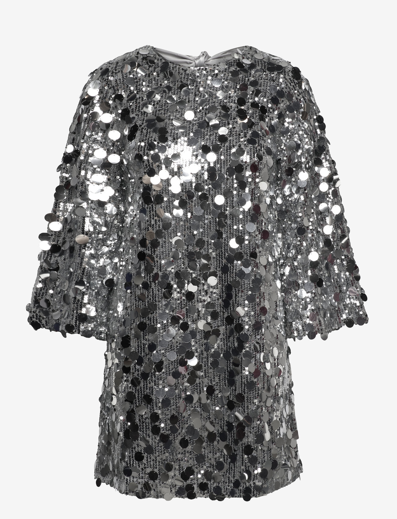 Bubbleroom - Zandrea Sequin Bow Dress - party dresses - silver - 1
