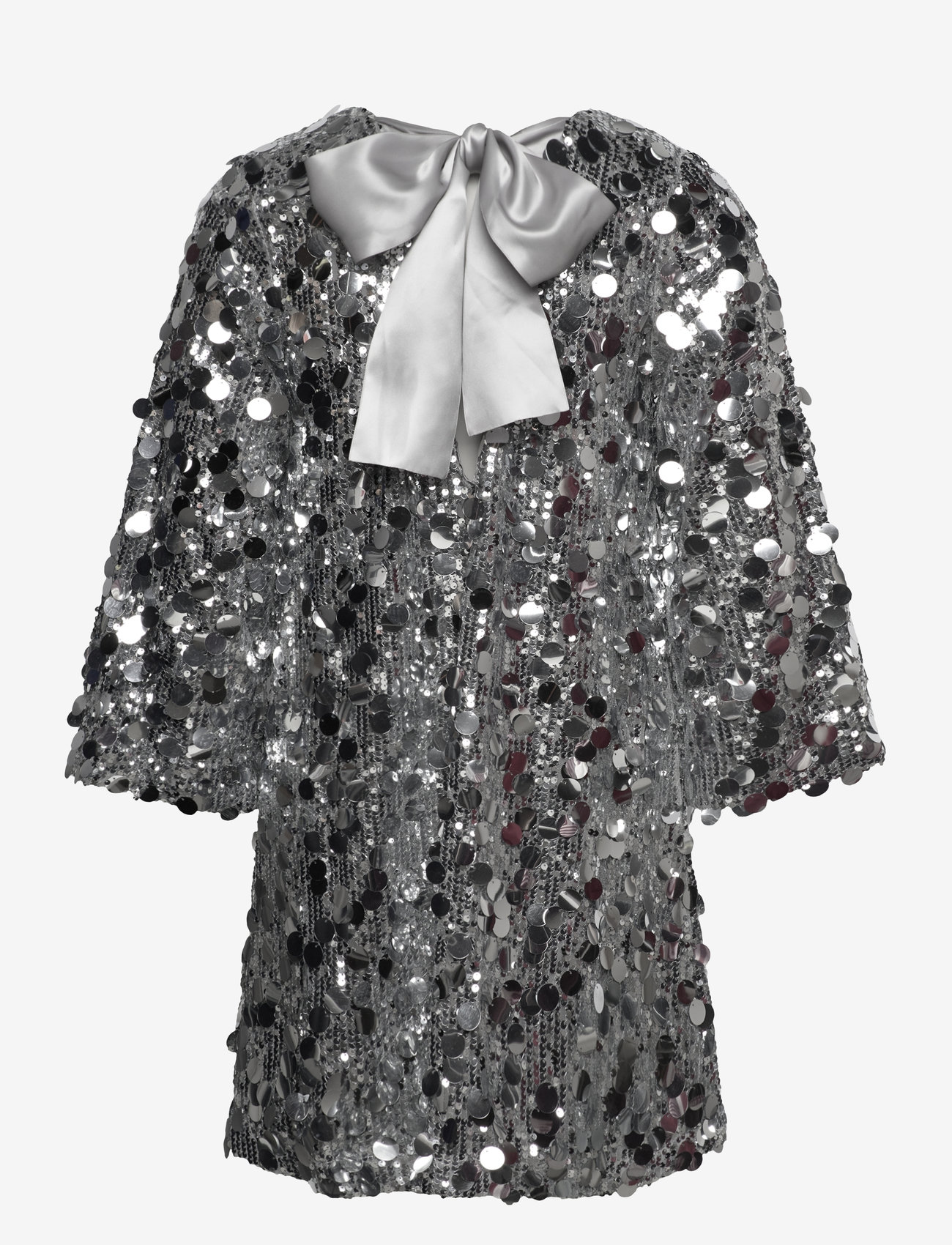 Bubbleroom - Zandrea Sequin Bow Dress - party dresses - silver - 2