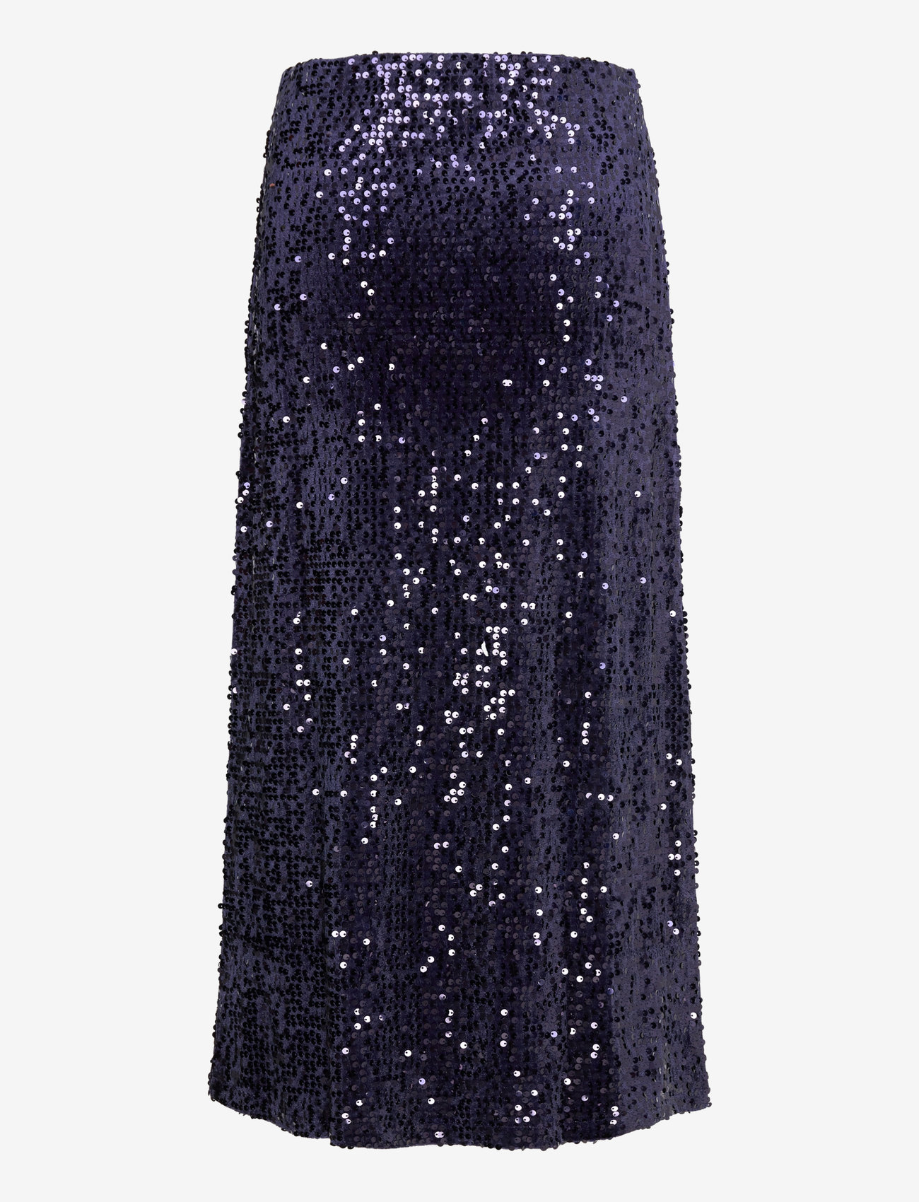 Bubbleroom - Sequin A-line Midi Skirt - midiseelikud - midnight blue - 1