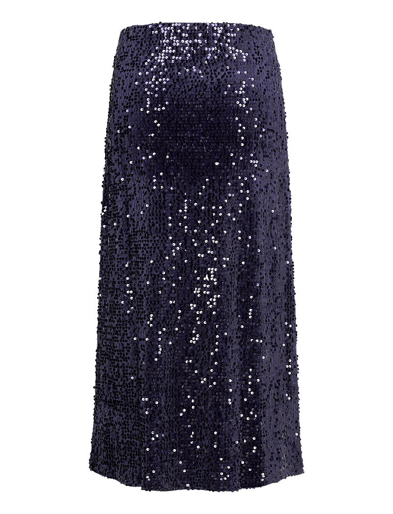 Bubbleroom - Sequin A-line Midi Skirt - pailletten-röcke - midnight blue - 2