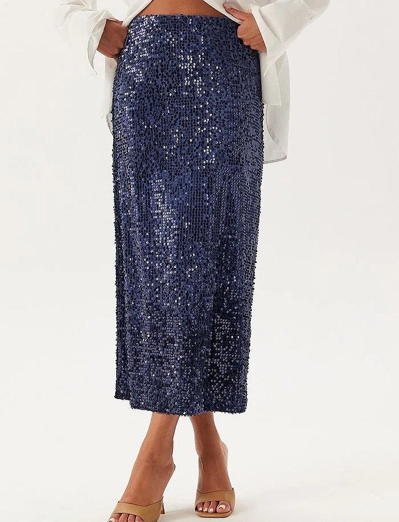 Bubbleroom Sequin A-line Midi Skirt (BUO720089) Midi skirts
