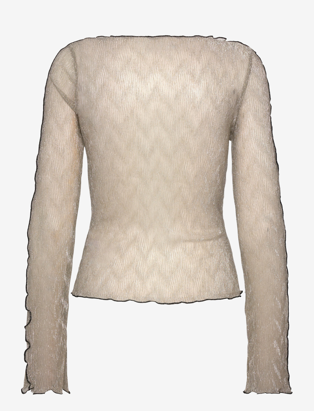 Bubbleroom - Anya Contrast Shimmer Top - gold - 1