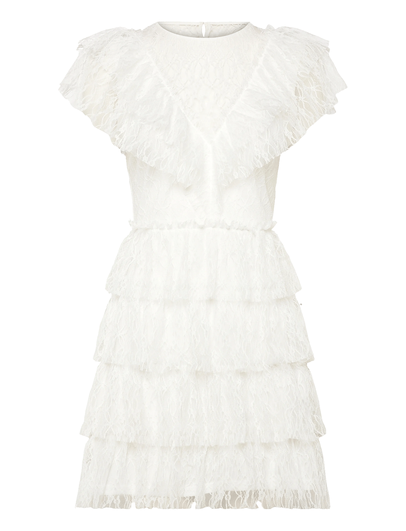 Bubbleroom - Lace Frill Short Dress