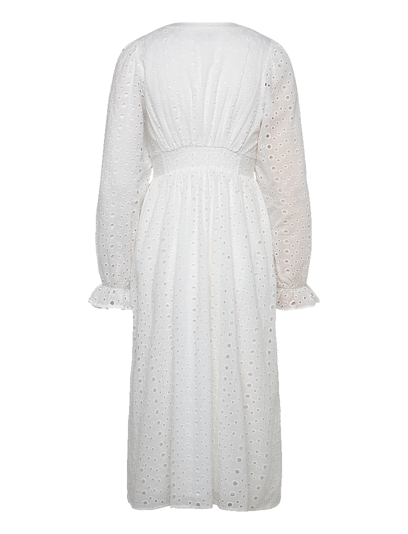 Bubbleroom - Broderie Anglaise Midi Dress - konfirmation - white - 2