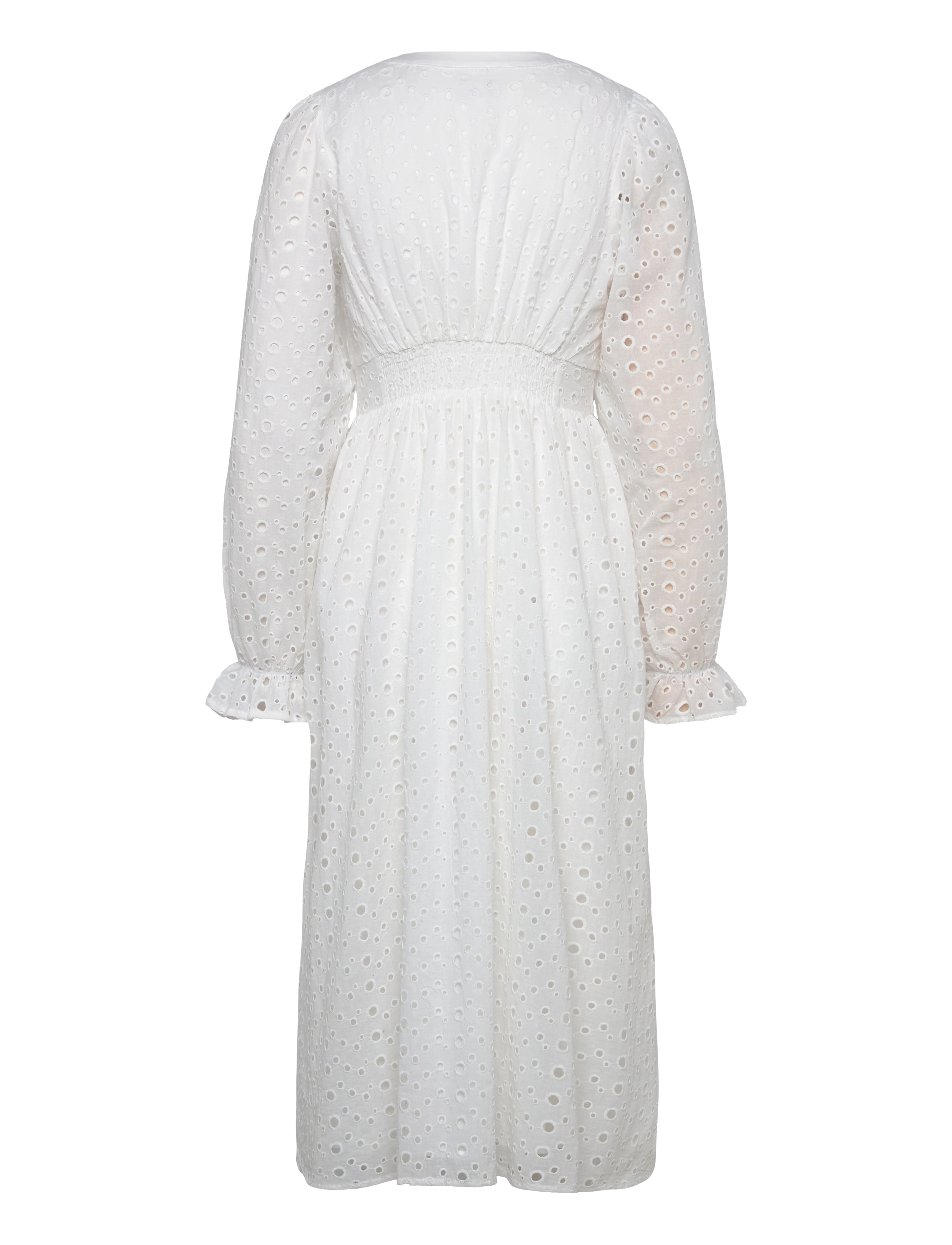 Bubbleroom - Broderie Anglaise Midi Dress - white - 2