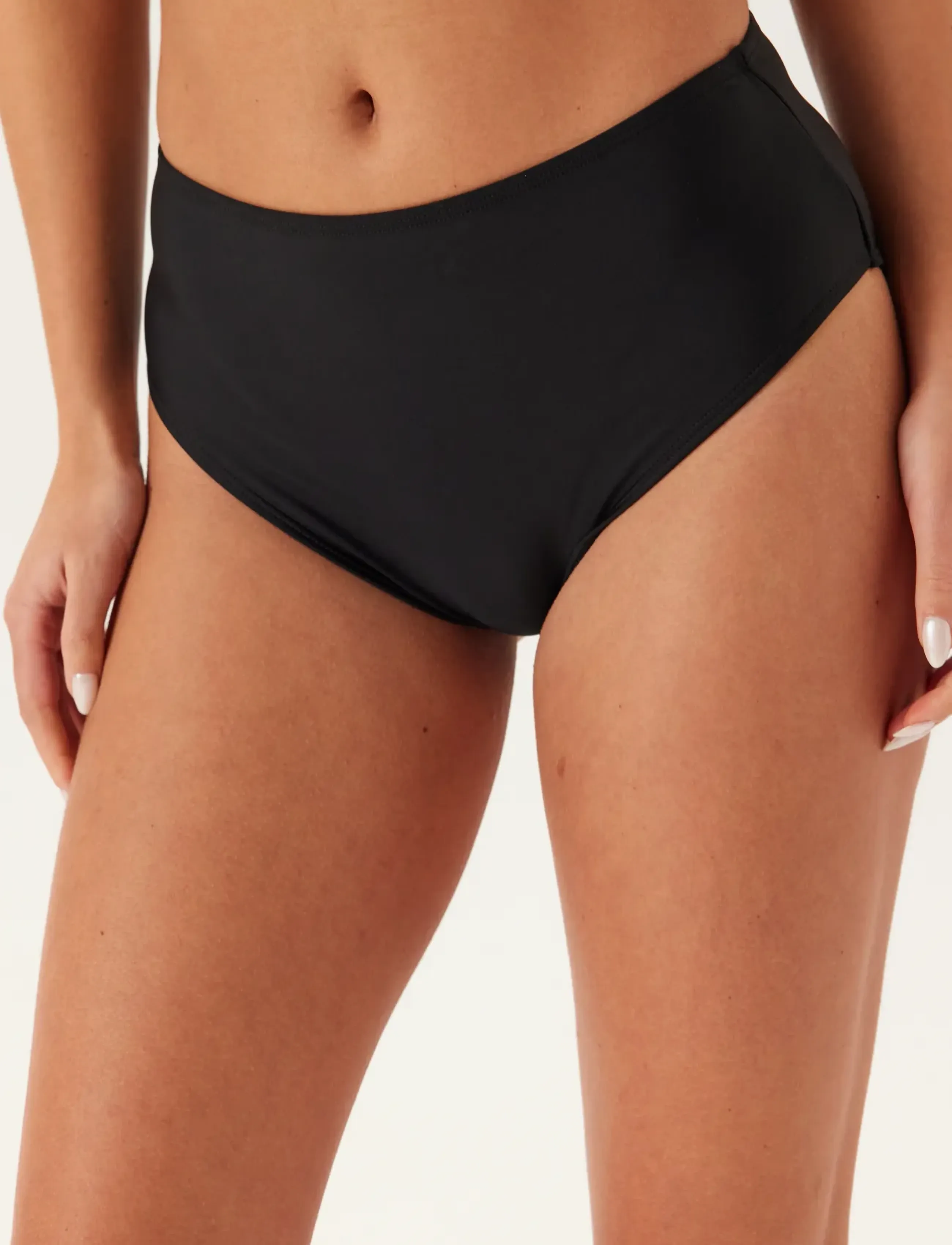 Bubbleroom - High Waist Bikini Bottom - bikinio kelnaitės aukštu liemeniu - black - 4