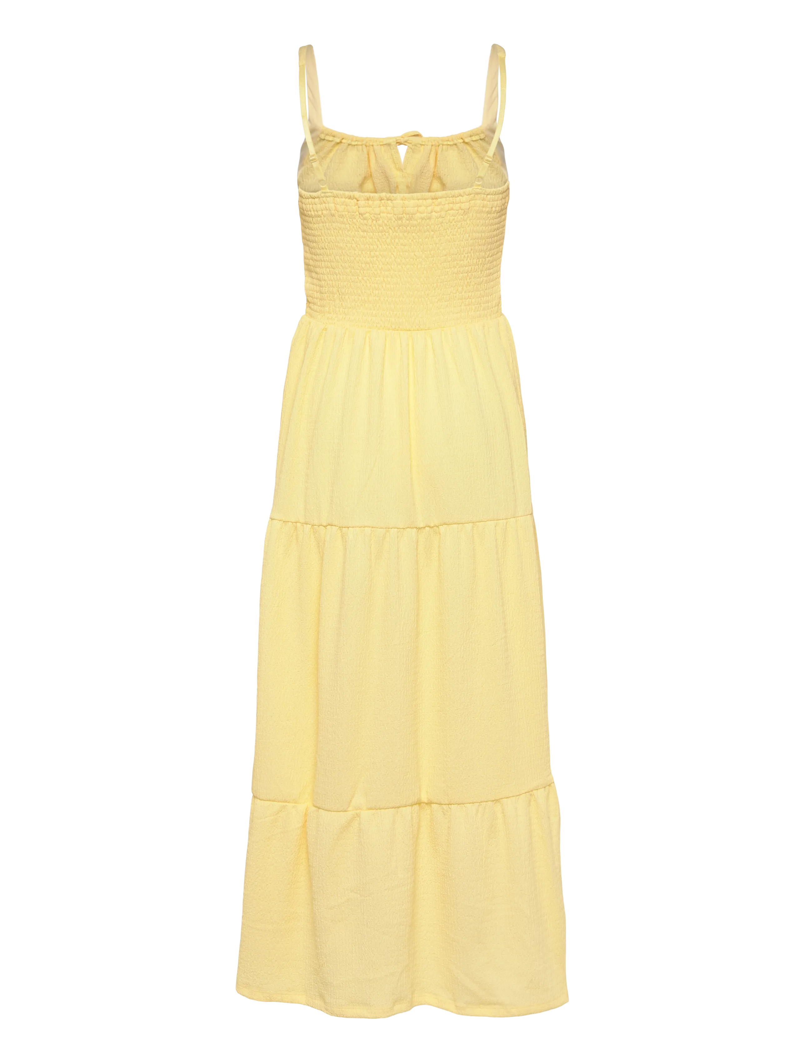Bubbleroom - Tie Smock Dress - light yellow - 2