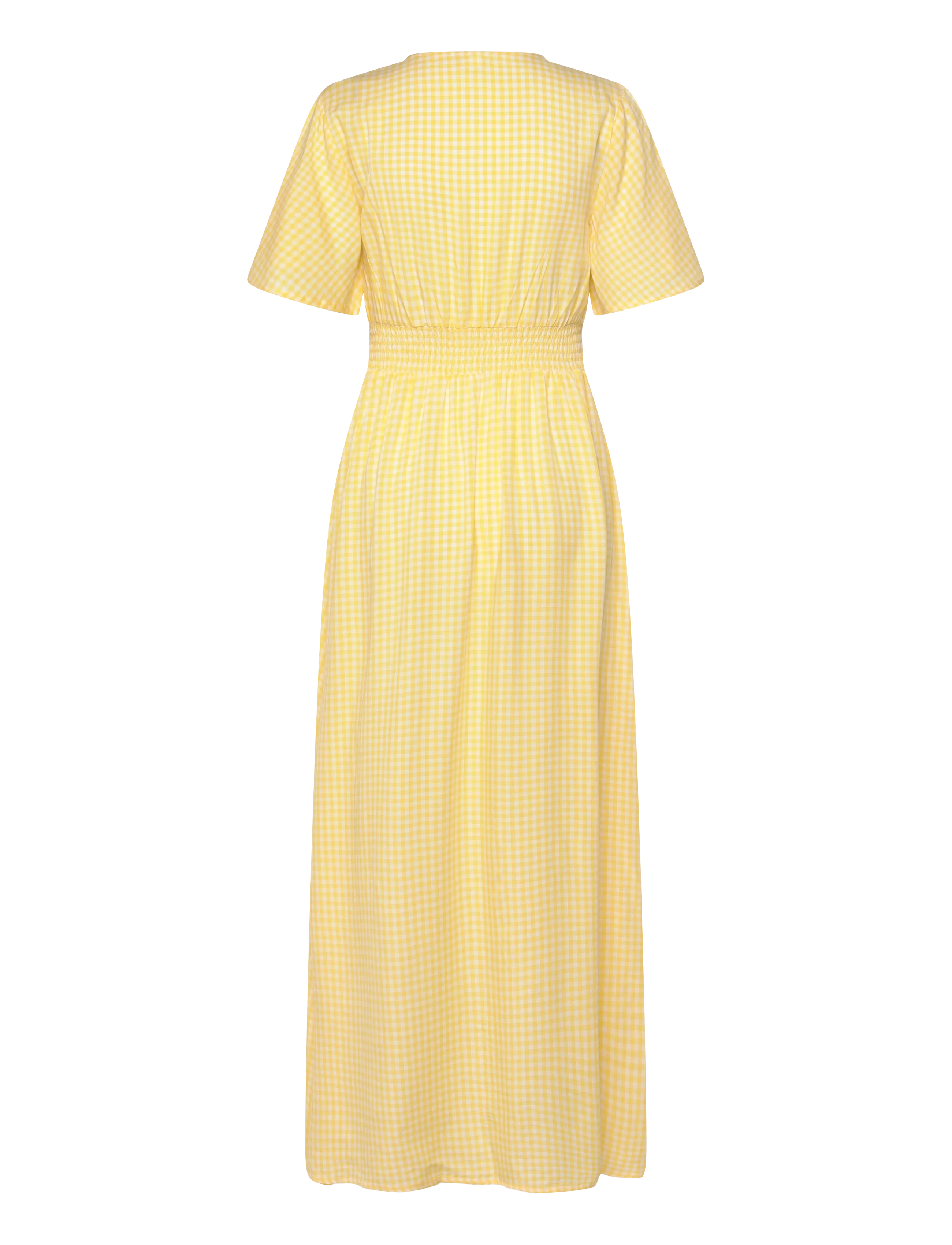 Bubbleroom - Butterfly Sleeve Viscose Maxi Dress - robes longues - yellow/patterned - 2