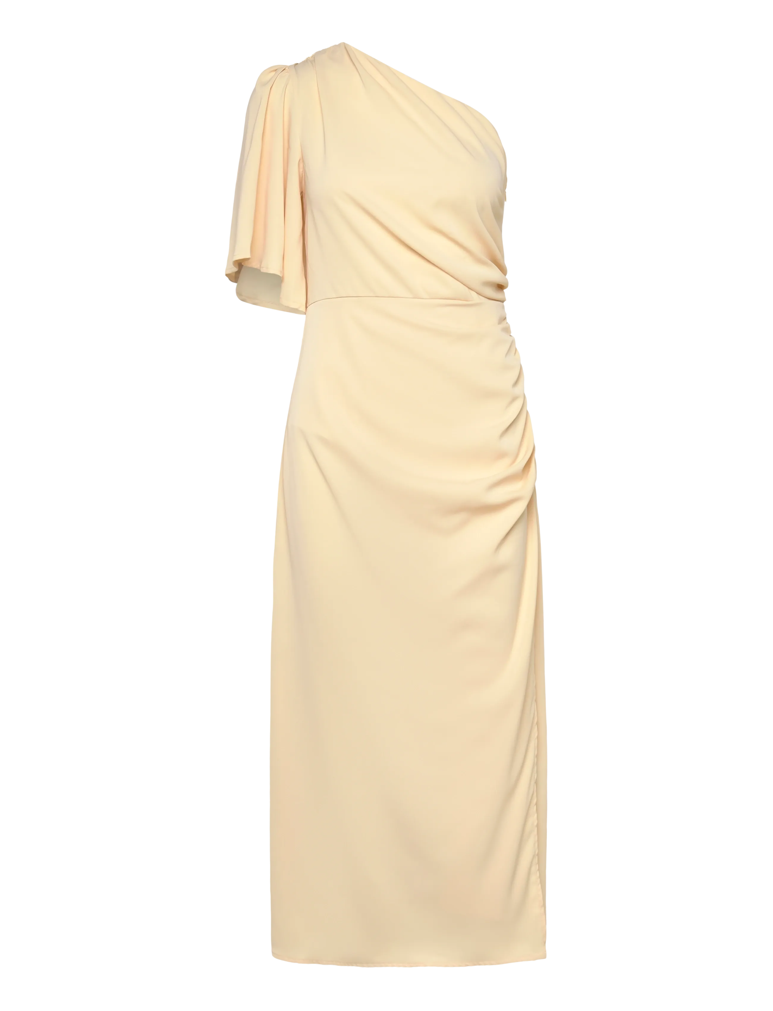 Bubbleroom - Ruched One Shoulder Midi