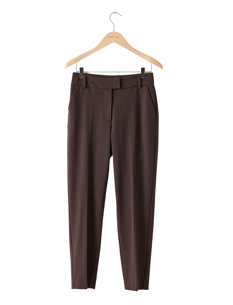 Bubbleroom - High Waist Slackers - brown - 1