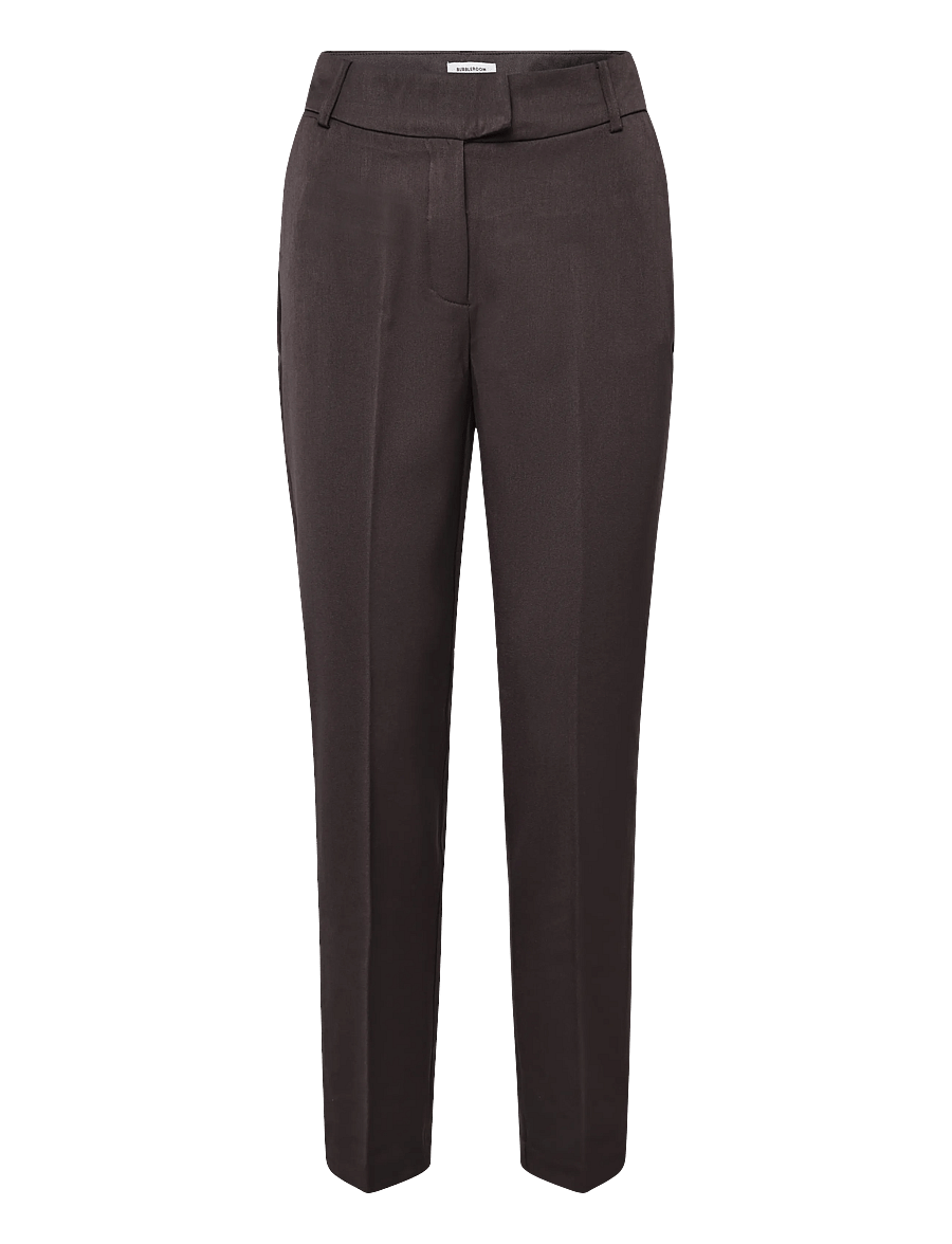 Bubbleroom - High Waist Slackers - slim-fit hosen - brown - 1