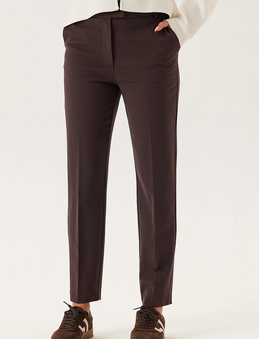 Bubbleroom - High Waist Slackers - brown - 0
