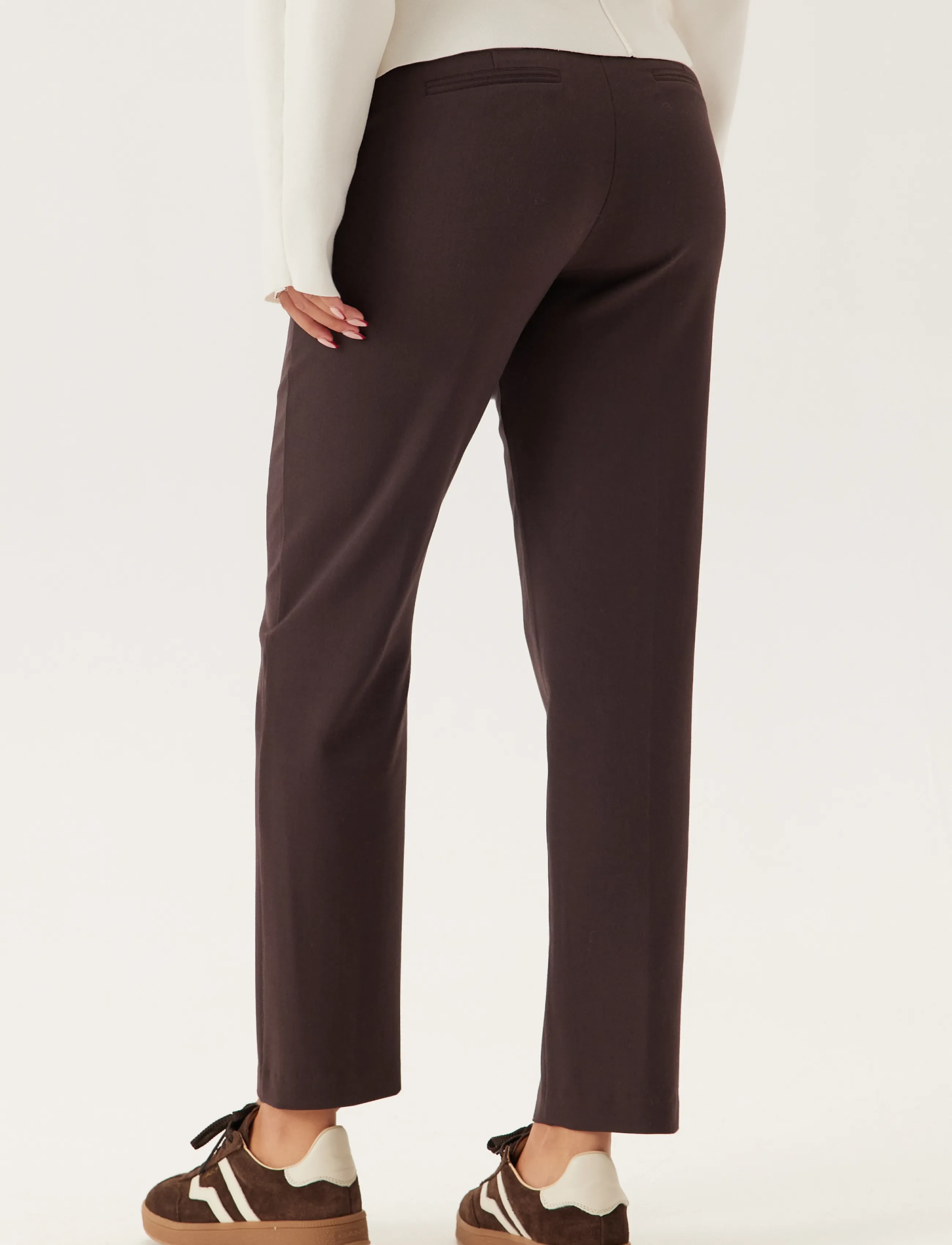 Bubbleroom - High Waist Slackers - brown - 2