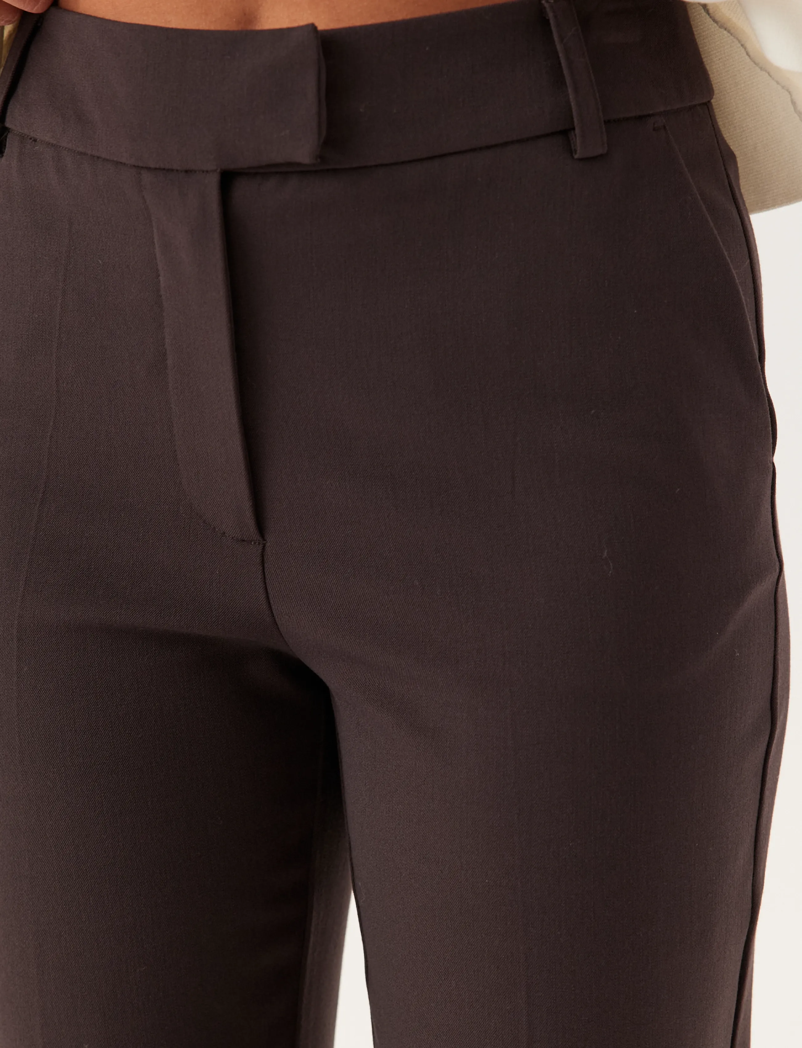 Bubbleroom - High Waist Slackers - brown - 4