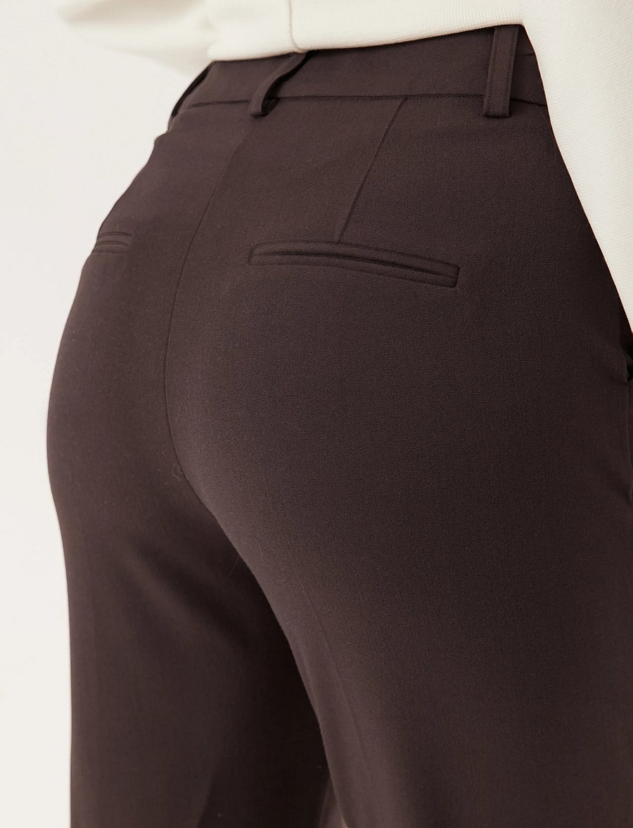 Bubbleroom - High Waist Slackers - brown - 5