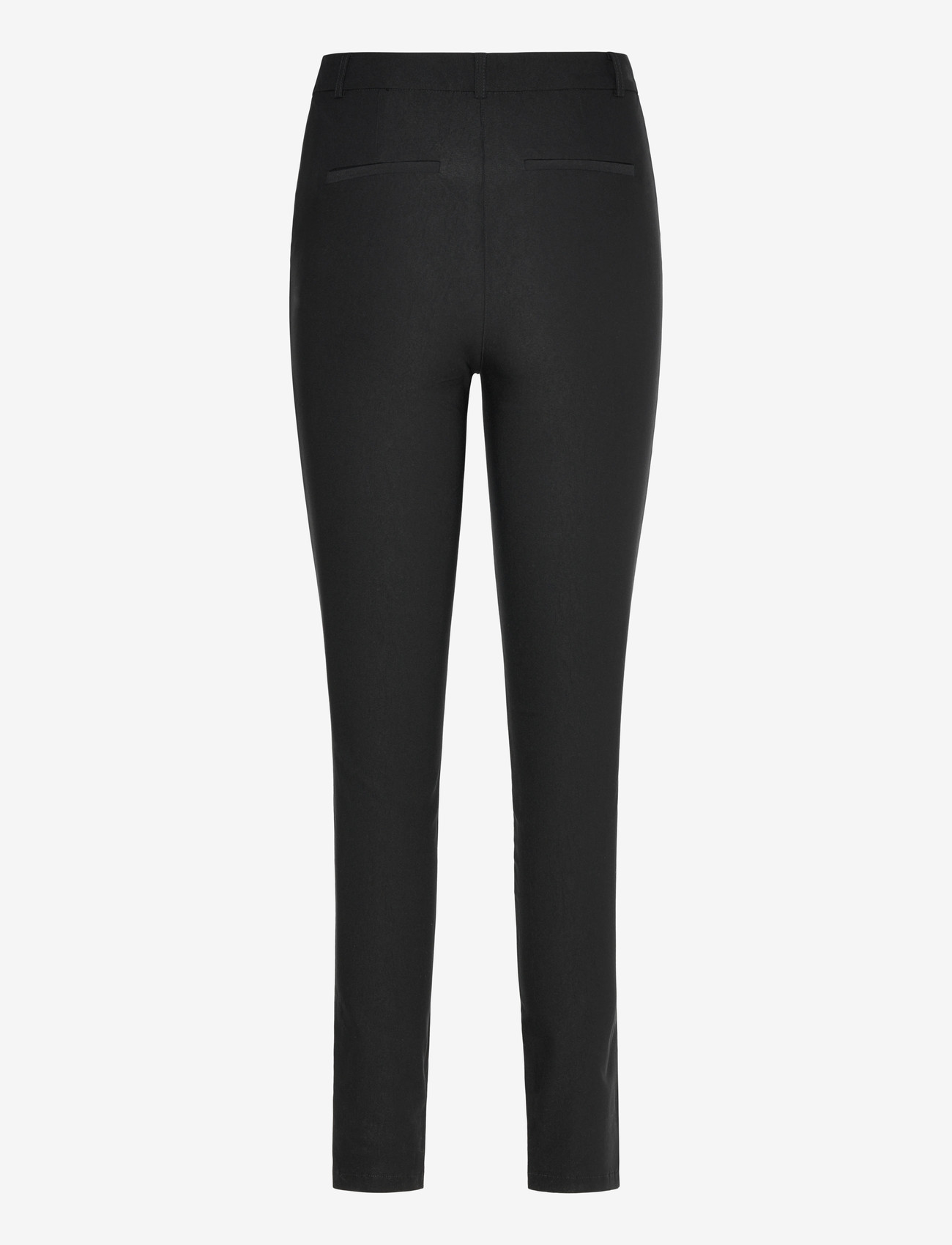Bubbleroom - High Waist Stretchy Trousers - stuprörsbyxor - black - 2